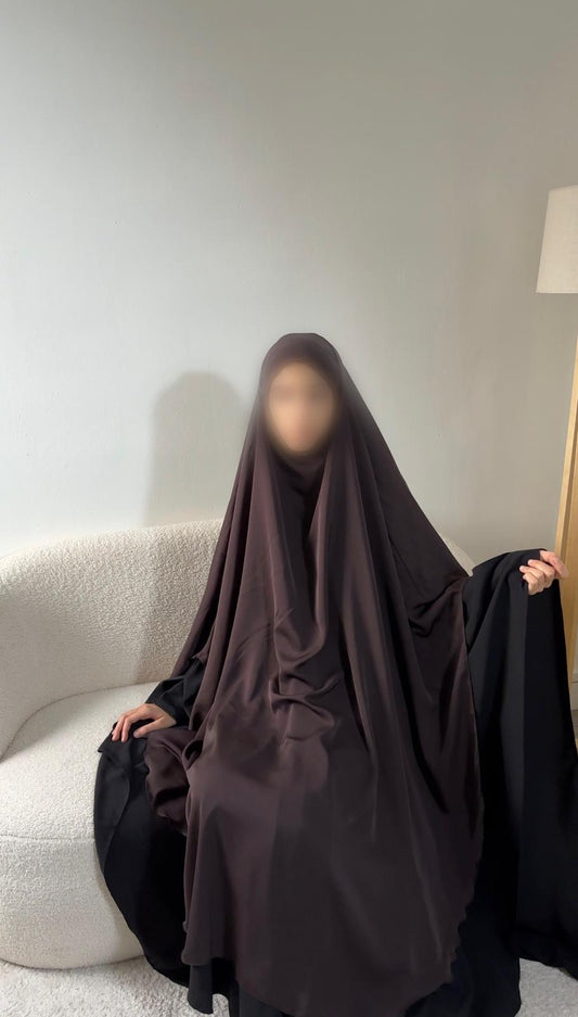 Khimar marron