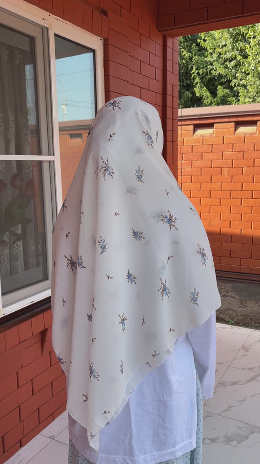 Voile carré en mousseline